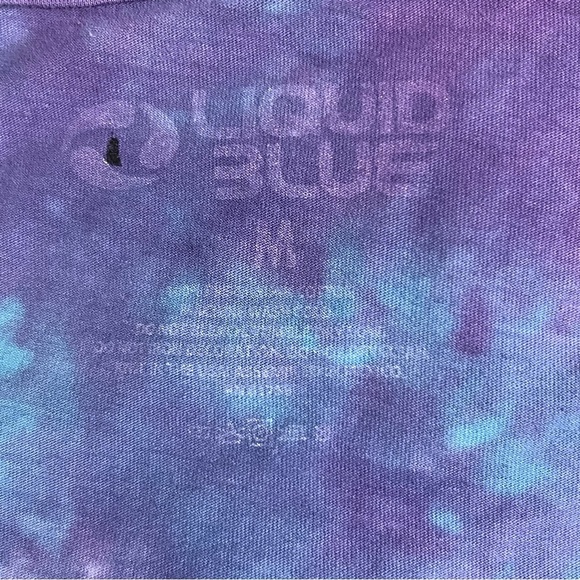 Liquid Blue Woman’s Small Grateful Dead Band T-Shirt Purple Blue Tie-Dye Bertha - Picture 6 of 8
